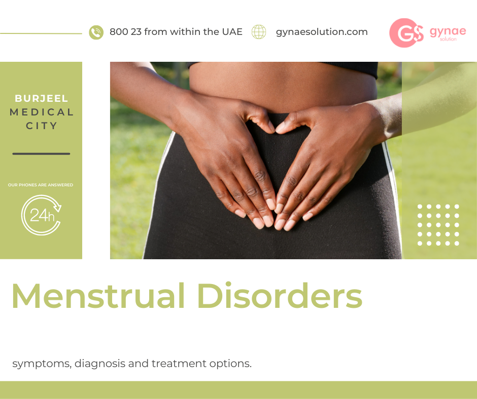Menstrual Disorders, types, causes & symptoms - Gynae Solution